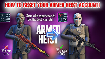 How To Reset/ Delete Armed Heist Account on Android