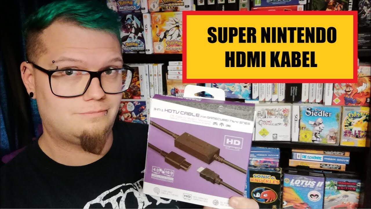 30$ SNES HDMI Kabel - Hyperkin 3-1 HDMI Cable Super Nintendo/Super ...