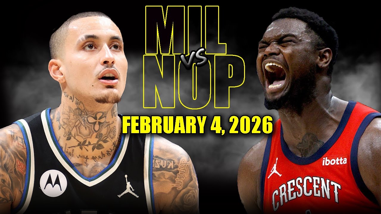 Milwaukee Bucks vs New Orleans Pelicans Full Game Highlights – February 4, 2026 | NBA Season