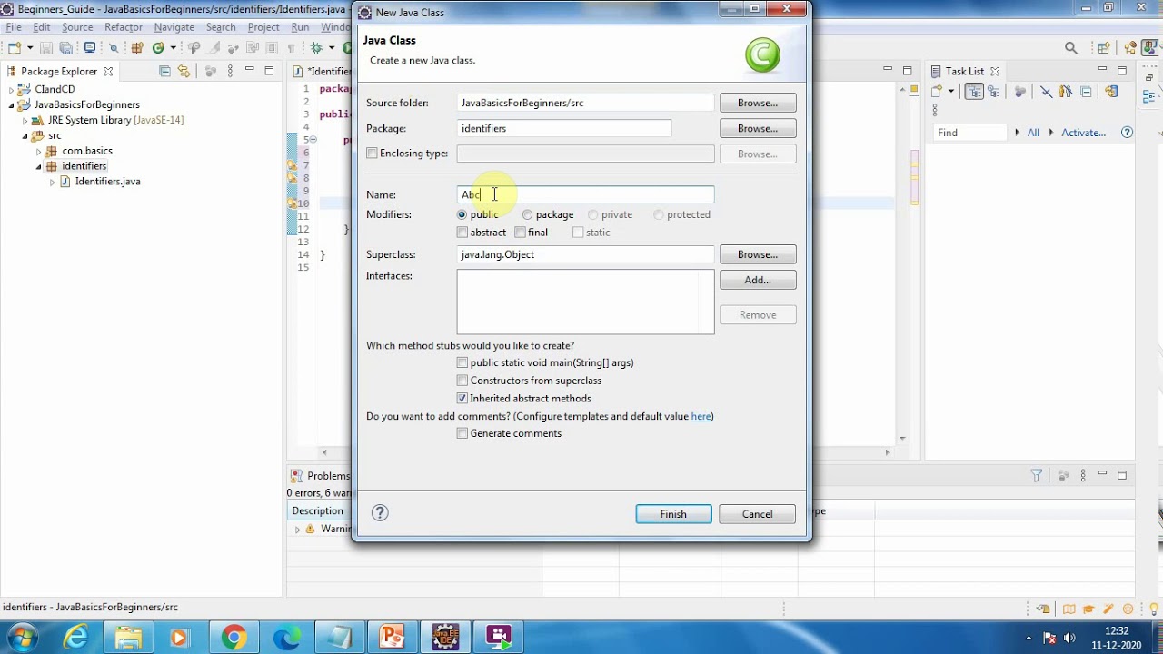 Java identifiers youtube