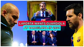 Laporta has recently made a statement that he will be running for the
presidential campaign next year in summer of 2021. one his biggest
desires is to...