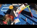 Spray Paint RAINBOW Desk DIY!!! - (Time Lapse)