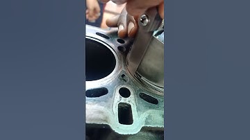 Piston ring gap #theautomotivesarthi #pistons