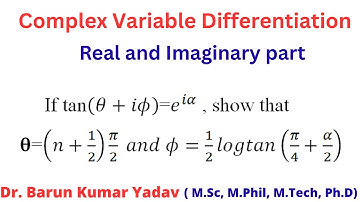 Separation of real and imaginary part of Exponential , Circular and Hyperbolic function | part 5 |