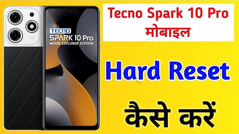 Tecno Spark 10 pro mobile reset kaise kare/How to hard reset in Tecno spark 10 pro