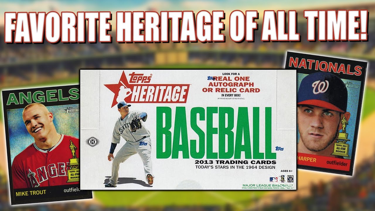 ONE OF MY FAVORITE SETS EVER!! | 2013 Topps Heritage Baseball