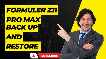 Formuler z11 Pro Max Back up And Restore Function