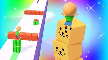 Cube Surfer games - MAX Level - Google Play games - Video game - music
