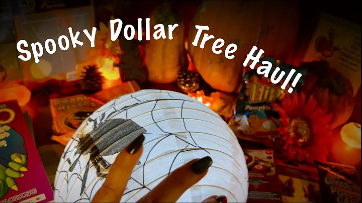 Dollar Tree Haul! Fall & halloween!🎃 (Soft Spoken) Spooky layered sounds~ASMR