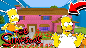 CACHE CACHE SUR MINECRAFT MAP SIMPSON !!