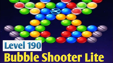 Bubble Shooter Lite Level 190 Puzzle Game Fun game Androidios Gameplays & Walkthrough