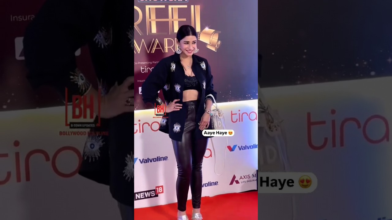 nyrraa banerji grace the showsha reel awards 2025 🔥🔥 