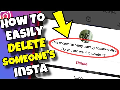 (NEW TRICK) How To Easily Delete Someone Else's Instagram Account ...