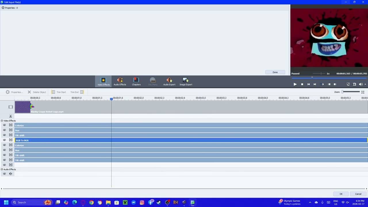 How to make SwapUV on AVS Video Converter