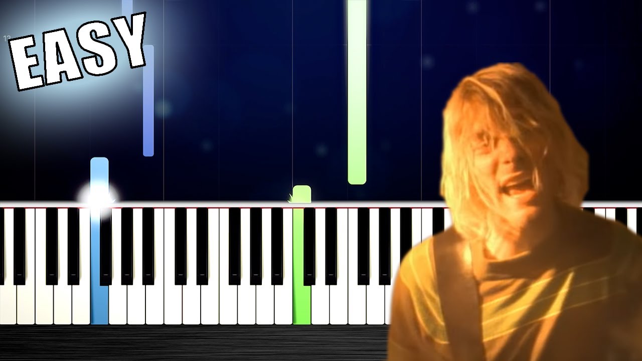 Nirvana - Smells Like Teen Spirit - EASY Piano Tutorial by PlutaX - YouTube