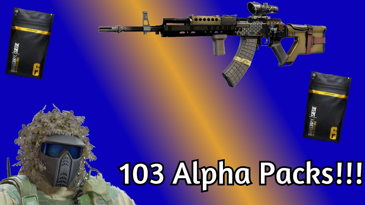 Rainbow Six Siege All Alpha Pack Items