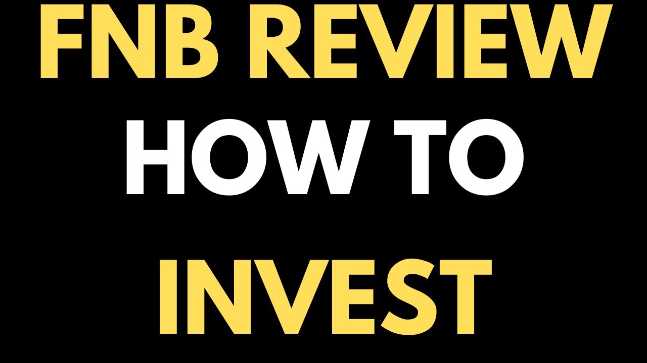 HOW TO INVEST First National Bank Investing Passive From FNB