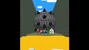 Steve And Mikey & JJ Running Away From Lava Trap! Part #trending#onepunchman #grimoireofzero #hyuga