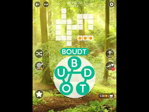 Wordscapes Level 70 Answers - YouTube