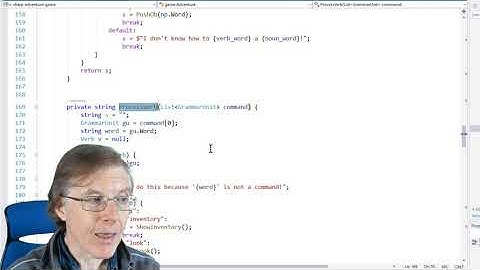 Write Adventure Games in C# - Analyzing Sentences
