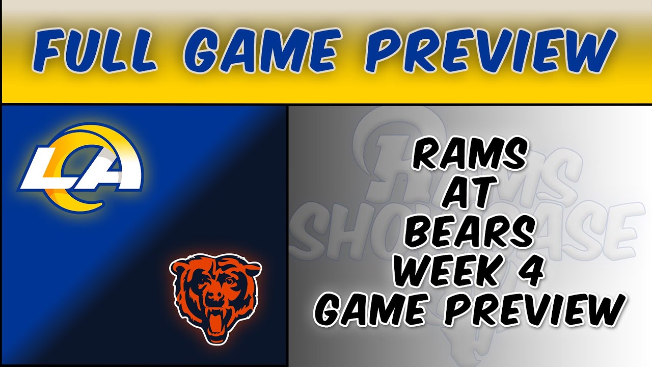 Bears Rams Preview Rams at Bears Full Game Preview | Rams Showcase - YouTube