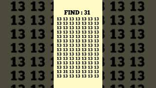 find 31 👉odd number||only for genius 😎🤠