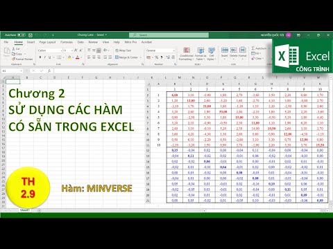 Video: Làm thế nào để bạn tính toán đăng nhập nghịch đảo trong Excel?
