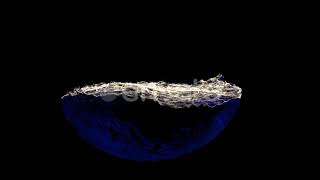 Ocean Water Globe Motion Graphics