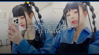 popular star shape transition on after effects tutorial | zhaciet