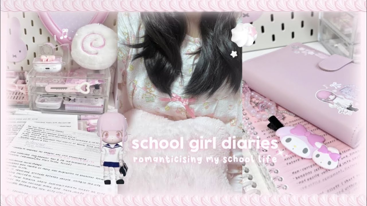 waking up at 5AM vlog🍥౨ৎ: school girl diaries, note taking, what’s in my bag ft. Teddy Blake