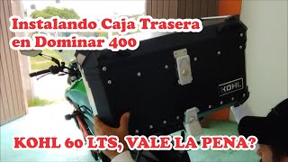 Instalando caja Kohl 60 lts. en Dominar 400 Más resiste y seguro || Betocross ||