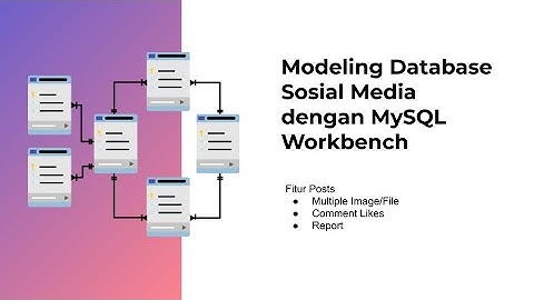 Modeling Database Sosial Media dengan MySQL Workbench: Part 2 (Fitur Posts)