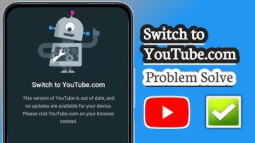 How to Fix "Switch to YouTube.com" Issue – Quick & Easy Solution!