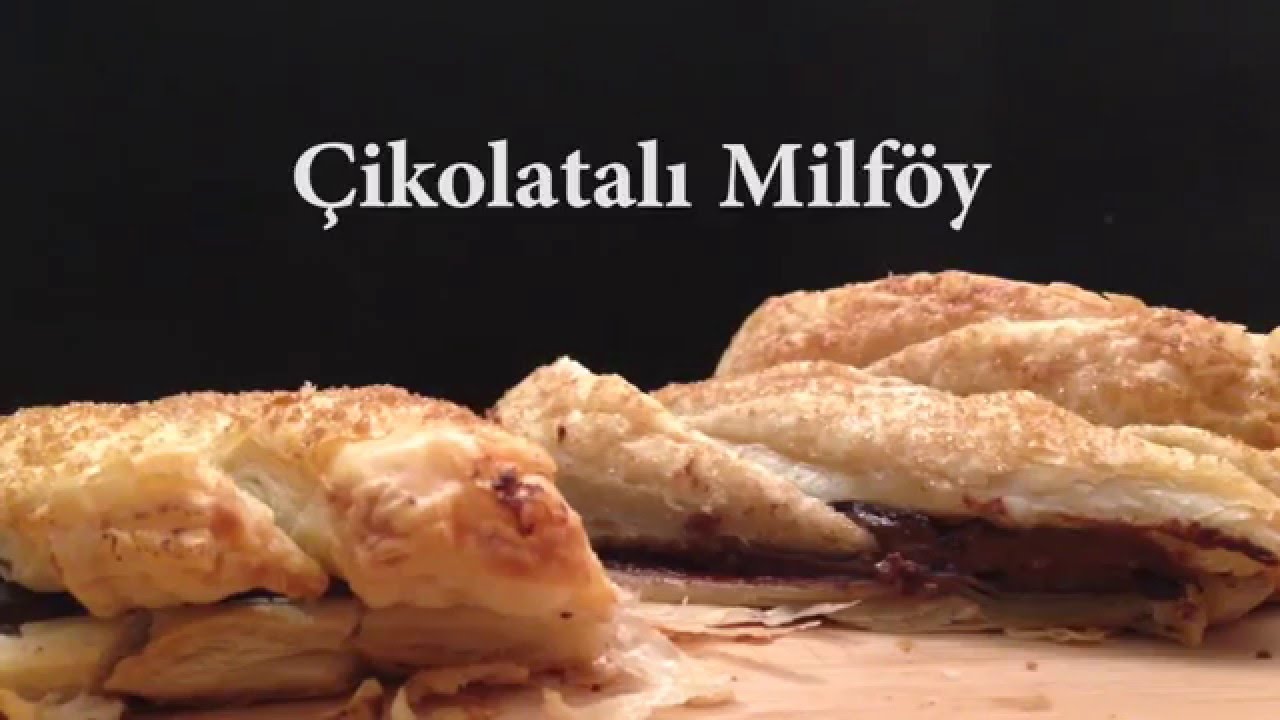 Milföy Hamurunda Sıcak Çikolata Milföy Hamurunda Sıcak Çikolata