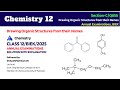 Drawing Organic Compounds | BIEK Class 12 Chemistry 2025 Annual Paper Question 5(b) Solution