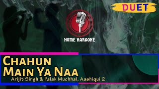 Chahun Main Ya Naa  Duet  Arijit Singh  Palak Muchhal Aashiqui 2 home Karaoke