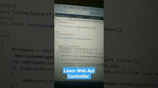 Learn Web api Controller #webapi #Csharp #codewithND #codeing screenshot 4