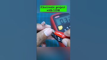 Electronic Project with LDR 🪛 #diyelectronics #ldr #sensor