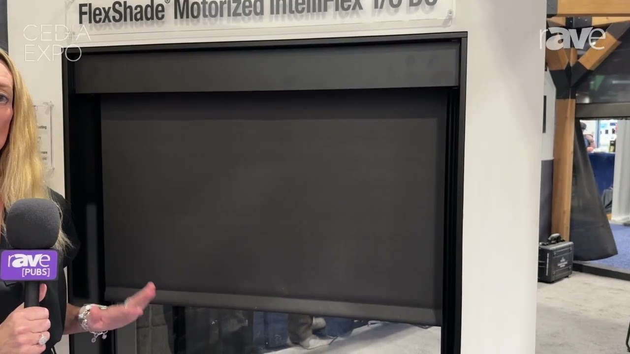 CEDIA Expo 2026: Draper Features IntelliFlex I/O DC Low-Voltage Motorized Shade System