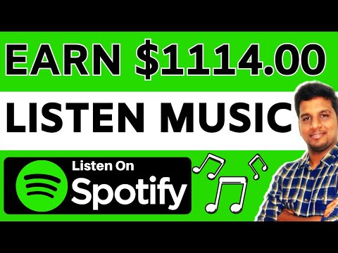 Get Paid $1,114.00 To Listen Spotify Music (FREE) Make Money Online | Business Arimugam