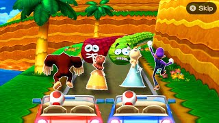 Minigames - Mario Party Superstar : Daisy vs Rosalina vs Waluigi vs Donkey Kong