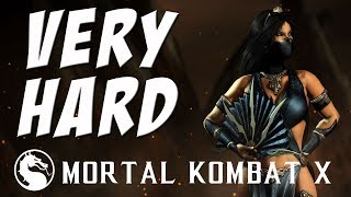 Mortal Kombat X - Kitana (Assassin) - Klassic Tower on Very Hard - NO MATCHES LOST!