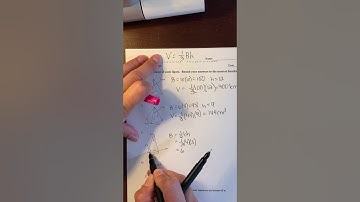 Volume of Pyramids and Cones Part 2