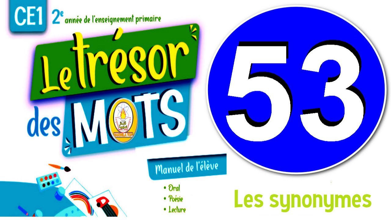 sakwilatop | tresor des mots CE1 page 53 @sakwilatop #maths