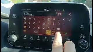 Fiat Tipo   Uconnect 7  Engineering mode screenshot 4