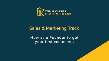 How as a Founder to get your first customers