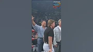 Jean Claude Van Damme Chuck Norris Celebrate With Goldberg 