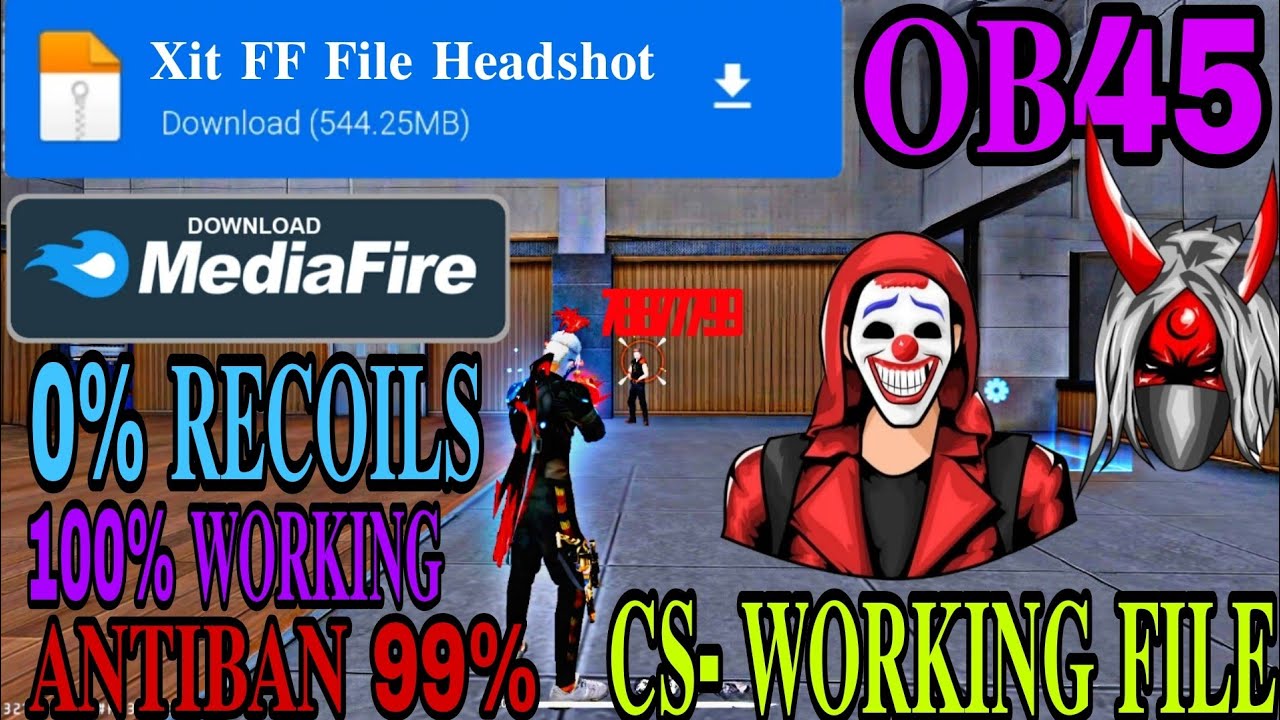 OB45 | Auto headshot config file free fire aimbot+aimlock | Antiban ...