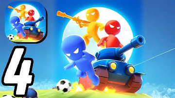 Stickman Party 234 MiniGames - Gameplay Walkthrough Part 4 Tutorial NEW Mobile Game (Android,ios)