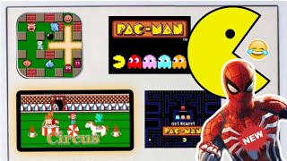 PACMAN, CIRCUS ,BOMBER BATTLE